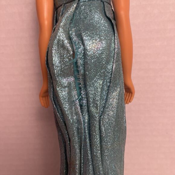 Vintage Barbie Dress #1469 Blue Royalty 1970 Fashion Clothes Superstar Era - Picture 4 of 16